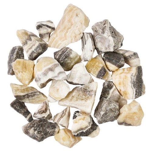 1kg rough zebra calcite - zebra,