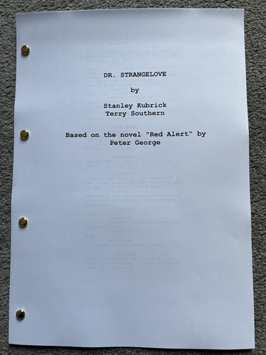 Strangelove film script - dr.,